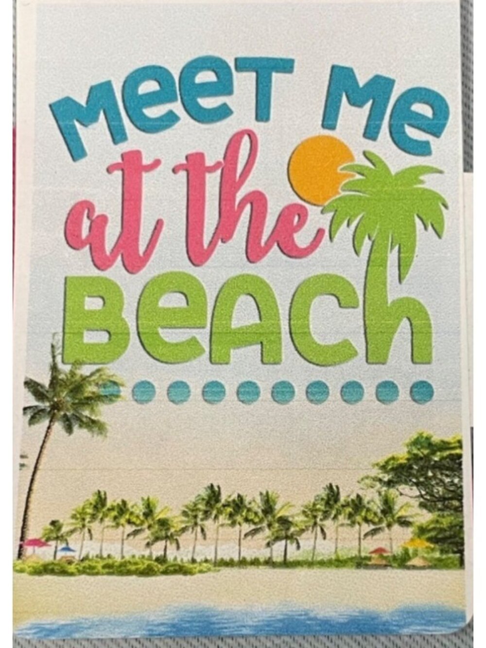 Flags Galore Meet Me at the Beach Garden Flag 12"x18" Palm Tree Tropical Coastal
